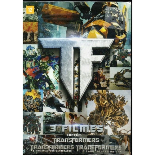 DVD 3 Filmes Transformers