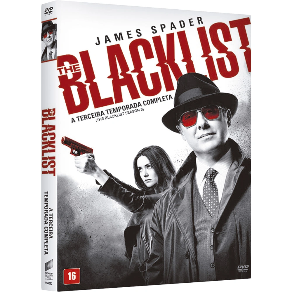 DVD Box The Blacklist 3� Temporada Com Luva