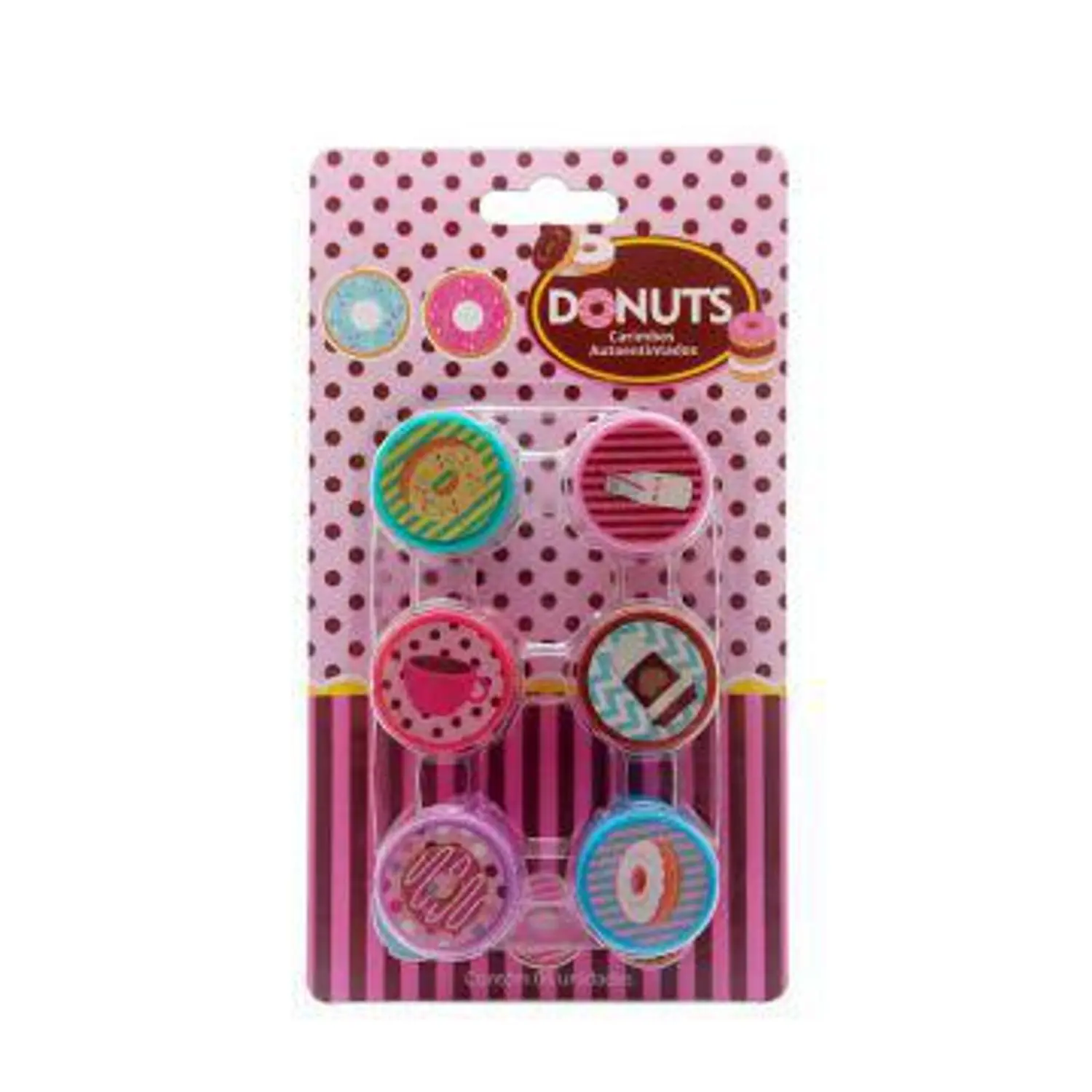 YES Carimbos Autoentintados 6 P�s Donuts