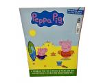 Revista Atividade para colorir Peppa Pig -  Fam�lia Pig vai � praia.