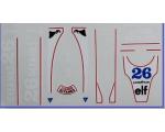 Autorama Estrela - Decalque 1981 Ligier n� 26