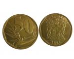 Moeda 50 C�ntimos �frica Do Sul 1996