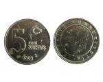 Moeda 5 Kurus Turquia 2006