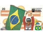 Cart�o Telef�nico Ayrton Senna (Senninha) 1991 Vitoria no GP Brasil