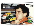 Cart�o Telef�nico Ayrton Senna (Senninha) 1989 GP Portugal