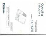 Manual Panasonic Kx-T1450 Secretaria Eletronica