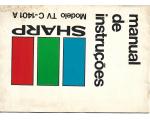 Manual Sharp TV C-1401 A