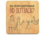 Bolacha de Chopp Brahma Outback Eu Ouvi Historias