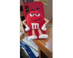 M&M Capa de Celular Vermelho