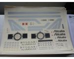 Decalque Avi�o Alitalia Bulgari