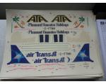 Decalque Avi�o ATA Pleasant Hawaiian Holidays