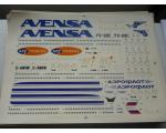 Decalque Avi�o Avensa My Travel Russian