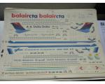 Decalque Avi�o Balaircta / Delta / Saudi Arabian / Austrian AirL