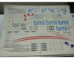 Decalque Avi�o BMI Chile