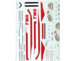 Decalque Avi�o TWA Trans World