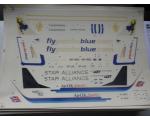 Decalque Avi�o Caledonian Fly pacific Blue Sttar Alliance AirUK