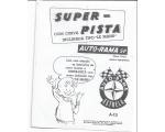 Autorama Estrela - Manual 1960 A6-13 Super Pista
