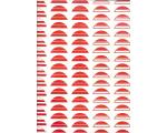 Decalque Meia Lua Vermelho