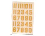Decalque Numeros 1.0 Amarelo