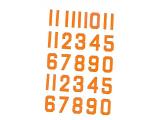 Decalque Numeros 1.0 Laranja
