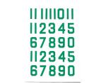 Decalque Numeros 1.0 Verde Claro