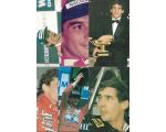 Lote 06x Postais Ayrton Senna