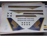 Decalque Avi�o Singapore Airlines A380-800