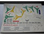 Decalque Avi�o South African Cargo