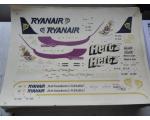 Decalque Avi�o Ryanair Arrivederci Alitalia Hertz