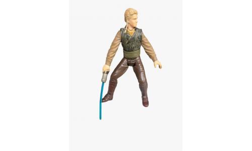 Star Wars Boneco Anakin Skywalker + Sabre de Luz 2001