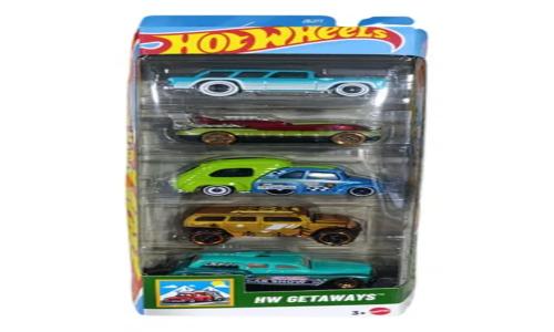 Mattel Kit 5x Carrinhos Hot Wheels Getaways