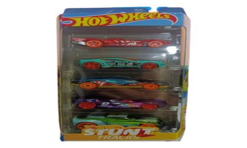 Mattel Kit 5x Carrinhos Hot Wheels Stunt Tracks