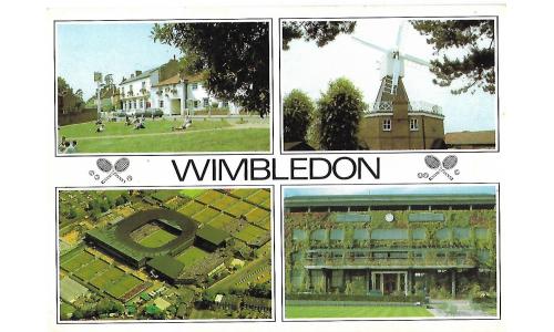 Cart�o Postal Inglaterra Wimbledon