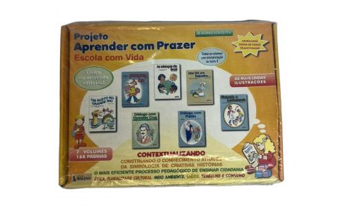 BOX Projeto Aprender com Prazer com 7 Livros