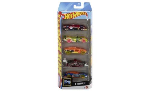 Mattel Kit 5x Carrinhos Hot Wheels X-Raycers