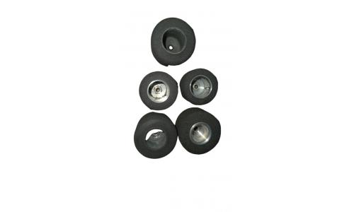 Autorama Pneu + Cubo Lote 05x Unidades