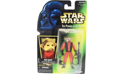 Hasbro Star Wars The Power Of The Force Boneco Nien Nunb