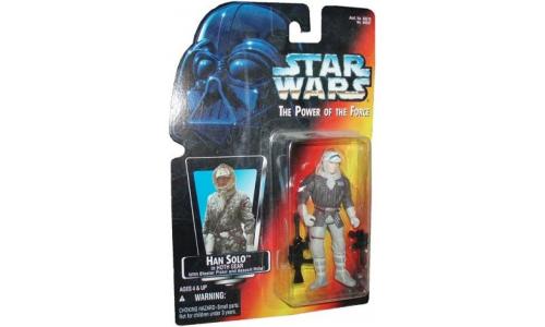 Hasbro Star Wars The Power Of The Force Boneco Han Solo in Hoth Gear