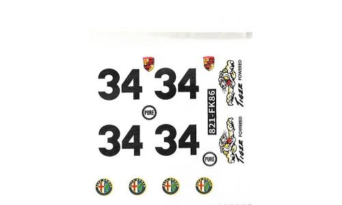 Monogram - Decalque Porsche / Alfa Romeo
