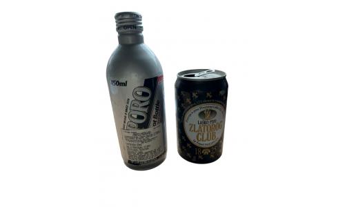 Lote 2x Lata Cerveja Sapporo e Cerveja Lasko Pivo Zlatorog