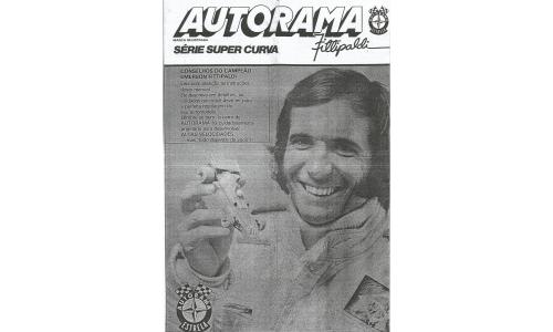 Autorama Estrela - Manual Fittipaldi Serie Super Curva Carro