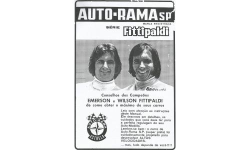 Autorama Estrela - Manual Fittipaldi Wilsinho Serie Conselho