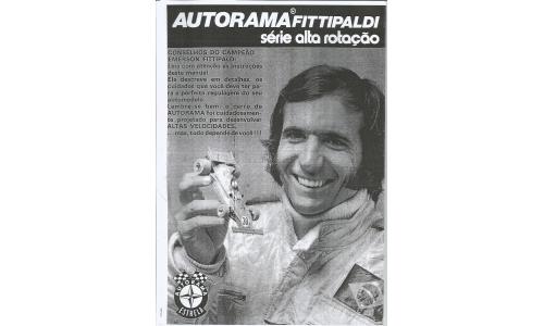 Autorama Estrela - Manual Fittipaldi Serie Alta Rota��o Carro
