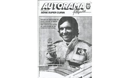 Autorama Estrela - Manual Fittipaldi Serie Super Curva Pista