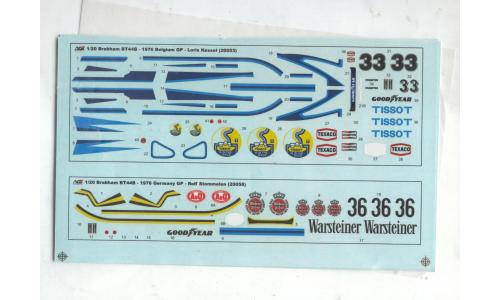 1/20 - 1976 Brabham BT44B Belgica e Alemanha