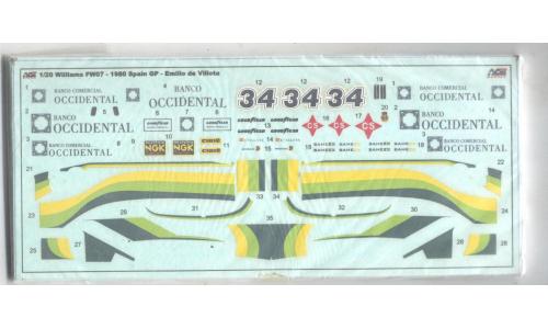 1/20 - 1980 Williams FW07 Espanha