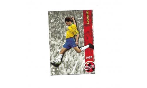 Futebol 1997 Card Coca Cola Leonardo