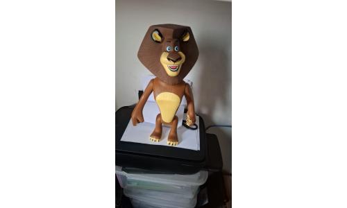 Boneco Le�o Alex Madagascar 42cm