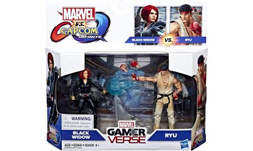 Hasbro Marvel Gamer Verse Black Widow Vs Ryu