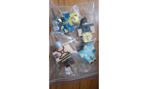 Kit 04 Bonecos Infantil Roblox Brinquedo Personagens Cole��o